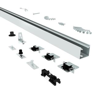 JUBEST 36in Bifold Door Hardware Kit, Top Mount, 2-Door System, No Doors