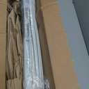No Tools No Drill Cordless Roman Shades for Indoor Windows 100% Blackout, for Window Size 24" W 48" H White