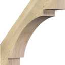 Ekena Millwork BRC06X24X24MRC00RDF 6"W x 24"D x 24"H Merced Rough Sawn Knee Brace, Douglas Fir