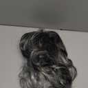 Mens Short Wavy Grey Wig Synthetic Layered Cosplay Costume Party Wigs