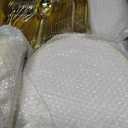 Goodluck 700 Piece Gold Dinnerware Set for 100 Guests, Disposable Plate Set