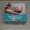 E-far 8 Inch Cake Pan Set of 3, Stainless Steel Round Layer Cake Baking Pans, Non-Toxic & Healthy, Mirror Finish & Dishwasher Safe