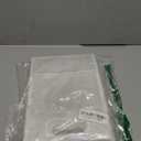 Ohuimrt 12 Pack Clear Plastic Gift Bags with Handles, Reusable Party Favor Bags with Ribbon for Birthday, Wedding, Bachelorette Party, 10.2 x 7.1 x 3.1 Inch (White)