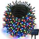 Joomer Solar Christmas Lights Outdoor, 105FT 300 LED 8 Modes Solar String Lights Waterproof Fairy Tree Lights for Garden Yard Patio Christmas Decoration (Multicolor)