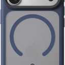 MagSafeCompatible Case for iPhone17 Pro/iPhone17 Pro Max, Soft-Touch Matte PC+TPU Shockproof Cover with Camera Control Button, Anti-Slip Textured Frame, N52 Magnets,Drop Protection(Blue,17 Pro Max)