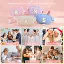 YOOLIFE Kids Belt Bag, Pink Initial Belt Bag for Teens Kid, Crossbody Girls Fanny Packs for Kids Girls Small Initial Monogram Fanny Packs Personalized Gifts for Teen Girl Kid Birthday Gift (Pink K)