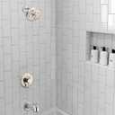 Shower and Tub Trim Kit, Compatible with Moen Posi-Temp Valve, Brushed Nickel