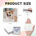 3 x Sublimation Magnets Custom Fridge Magnets Personalized Sublimation Blanks Bulk for Home Kitchen Refrigerator Microwave Oven DIY Craft Gifts (30, White, 2.95" x 2.95")