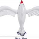 UPKOCH 6pcs Inflatable Seagull Decoration - Large Flying Bird Beach Pool Balloon, Summer Blow Up Sea Float Toys Ornaments for Birthday,Baby Shower, Luau, Hawaiian Party
