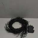 7 Ft 63 LED Halloween Willow Vine Twig Garland with 8 Modes Timer Orange Purple White Lights,7 Pumpkin Bat Ghost, Garland with Battery Operated for Wall Fireplace Halloween Decorations