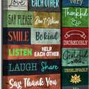 Family Rules Canvas Wall Art Inspirational Family Quotes Paintings Pictures Wall Decor Poster Prints Artwork for Office Bedroom Living Room Wall Decoration