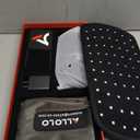 ALLOLO Red Light Therapy for Body, 16.7"*7.9" 660nm & 850nm Infrared Red Light Therapy Belt with Pulse for Back Waist, 3-in-1 LED Bead with Controller Timer, Gift for Women Men