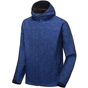Little Donkey Andy Men’s Softshell Jacket with Removable Hood, Fleece Lined, Size 2XL