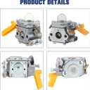 Powtol 308054043 Carburetor for Ryobi CS26 SS26 RY09056 CS30 SS30 EX26 RY28040 RY28020 RY28000 RY09053 RY09055 RY28025 RY28021 26CC Trimmer Brushcutter