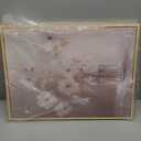 Daktenn Framed Canvas Wall Art Floral Wall Decor for Bathroom Bedroom - Modern Wall Decorations (Light Wood Framed, 18x24)