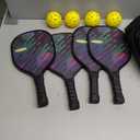 Pickleball Net Set, Portable Pickleball Set w/Wheels, 11ft & 22ft Regulation Size Pickel Ball Net, Set of 4 Balls and Paddles, Heavy Duty Frame for Backyard Driveway Outdoor