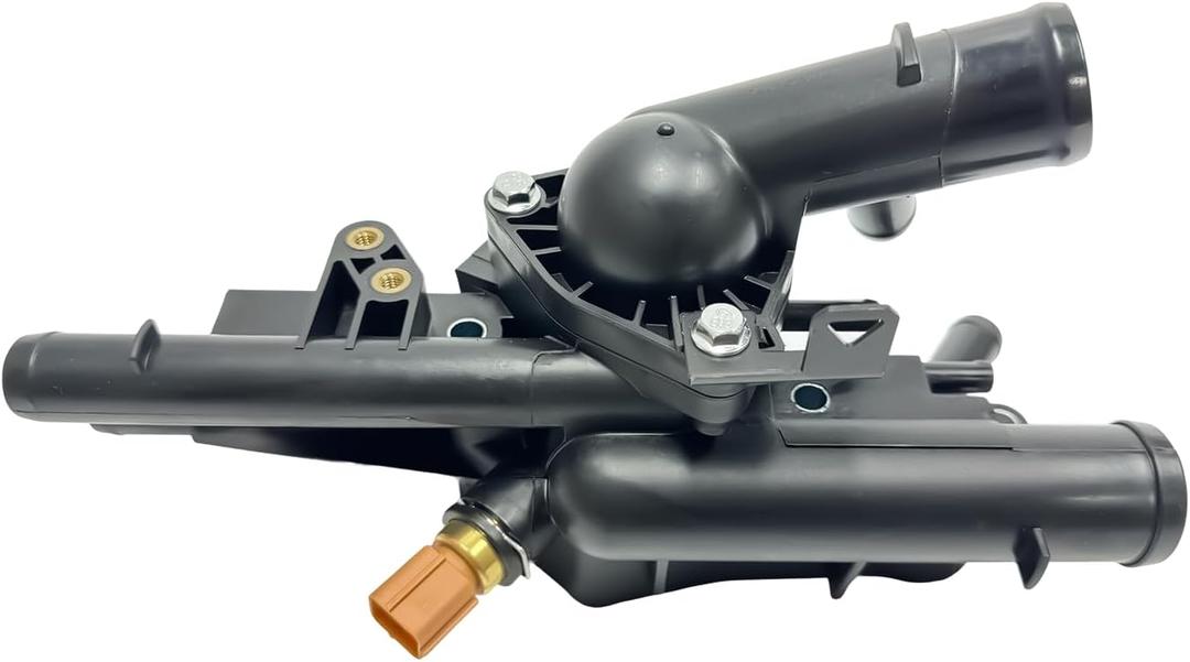 Engine Coolant Thermostat Housing Assembly Compatible with Hyundai Sonata Tucson Santa, Kia Sportage Sorento Optima 2011-2016, Replaces 25600-2G500 256202G500 902-5128