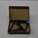 2 Pcs Triangle Desk File Organizer, 7 Slots Desktop Magazine Holder File Sorter,Metal Documents Rack Bookshelf Organizer for Office School Home, Black