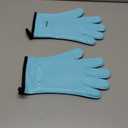 KITCHEN PERFECTION S Silicone Smoker Oven Gloves -Extreme Heat Resistant BBQ Gloves -Handle Hot Food Right on Your Grill Fryer Pit|Waterproof Oven Mitts |Superior Value Set+3 Bonuses