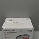 La Reveuse Electric Mini Food Chopper Vegetable Fruit Cutter Meat Grinder Mincer Small Food Processor with 1.3-Cup Prep Bowl, Silver