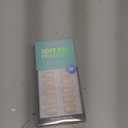 BTArtbox Press On Nails Square - Pastel Short Press On Nails with Glue for Women, Opaque Soft Gel Glue On Nails in 16 Sizes - 32 Stick On Nails Kit, Brief Nude