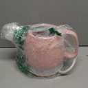 Toptier Electric Ceramic Tea Kettle, Boil Water Quickly and Easily, Detachable Swivel Base & Boil Dry Protection, Carefree Auto Shut Off, 1 L (1 LITER, Light Pink)