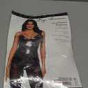 Leg Avenue Women's Vinyl Boned Bodysuit DIY Costume Piece (Black) S