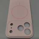 Miracase Magnetic for iPhone 17 Pro Case, Compatible with MagSafe, Integrated Silicone Camera Control Cover, 3.0mm Thicken Shockproof Drop Protection Phone Case for 17 Pro,Sand Pink