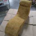 Yoga Chair Lounge for Adult, Yoga Lounge ChairErgonomic Chaise Lounge Chair,Chaise Lounge Indoor Head PillowPerfect for Stretching, Massage, and Relaxation, Used in Living Room, Bedroom, Yellow