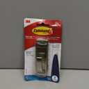 3M Large Satin Nickel Metal Bath Hook
