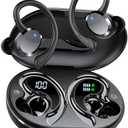 Wireless Earbuds, 2025 Bluetooth 5.4 Headphones HiFi Stereo, Bluetooth Earbuds with ENC Noise Cancelling Mic, IP7 Waterproof in Ear Earphones, 68H Dual LED Display Ear Buds for Workout Sports
