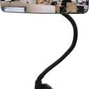Cubicle Rear View Mirror to See Behind You  Adjustable Cubicle Desk Mirror, Heavy-Duty Suction Cup Mount, Fits Monitors & Cubicle Walls