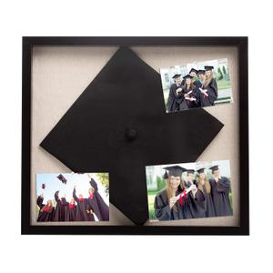Kate & Milo Graduation Memories Frame, Grad Keepsake for Cap, Tassel, Photos, Graduation Shadowbox Wall Frame, Graduation Party Gifts