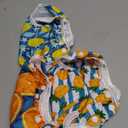 Babygoal Baby Swim Diapers 3 Pack for 0-8 Months Infant Girls and Boys, Reusable Adjustable Washable for Swimming Lessons-Pineapple,Lemon,Grapefruit (Small, Fruits)