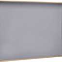 MAONAME Gray Serving Tray with Handles, Rectangular Decorative Tray, Modern Coffee Table Trays, Plastic Ottoman Trays for Bathroom, Decor, 15.7 x 11.8 x 1.57"