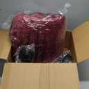 Bedsure Electric Blanket Queen Size - Dual Control Heated Blanket Queen, Fast Heating with 10 Time Settings & 10 Heat Settings, Warm Gift for Grandma (84x90 inches, Burgundy)