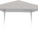 Garden Winds Custom Fit Replacement Canopy Top Cover Compatible with The Best Choice SKY2610, SKY3735, SKY4944 10' x 10' with Leg Covers Pop Up - Upgraded Performance RIPLOCK 350 Fabric - Slate Gray