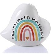 Teacher Gifts for Women Rainbow Heart Keepsake Gift, Thank You Teacher Gifts Graduation Retirement Gifts for Teacher