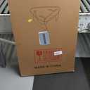 Honyee Morden Coffee Table, 42.5" x 28.5" x 16.1" Triangle Tempered Glass Top for Living Room, Color: Natural Wood