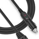 Haiyistar 16.4FT Portable Car Refrigerator DC Power Cord 12V/24V Compatible with ICECO, BougeRV, Bodega, Alpicool ARB, AstroAI, Aspenora, Euhomy, Setpower, JoyTutus, Fridge Freezer Cooler Car Charger