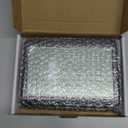 WallarGe Atomic Digital Wall Clock Battery Operated, Self-Setting, Large Display with Temperature, Date, Day of The Week, Silent Wall Mount Digital Clock, 4 Time Zones, DST (8.5 inches)