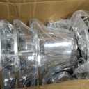 2 Front and 4 Rear Axle Wheel Covers 33mm Axle Cover Dome Chromed Thread-On Standart Lug Nut Covers with Removable Hub Caps for Semi Truck (Installation Tool Included)