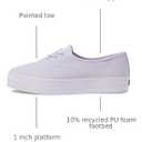 Keds Women's Point Sneaker, Lilac Canvas, 8