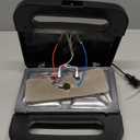 OVENTE Electric Sandwich Maker with Non-Stick Plates, Indicator Lights, Cool Touch Handle, Easy to Clean and Store, Perfect for Cooking Breakfast, Grilled Cheese, Tuna Melts and Snacks, Black GPS401B