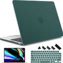 May Chen Case for MacBook Air 13/13.6-inch (M5/M4/M3/M2, 2022-2026 Models A3449 A3240 A3113 A2681), Lightweight | Closes Seamlessly | Ideal for Work Hard Shell Case, Dark Cyan