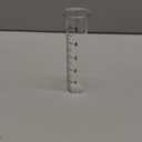 5" Capacity Rain Gauge Glass Replacement Tube, Lip Design, Great for Yard Garden Outdoor Home (2 Pack)