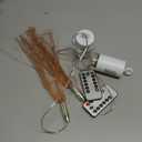 LumaBase Battery Operated Starburst Lights with Remote Control, Copper - Set of 2