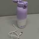 Portable Bottle Warmer for Travel - 12oz Portable Milk Warmer with Dual Heating Modes for Breast Milk & Water Fast Heating Smart Temperature Control for Outdoor Activities and Nighttime Feeding