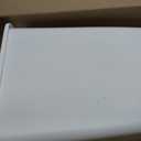 Rubbermaid Small Kitchen Bathroom Trash Can, 9 Gallons, White, Waste Basket for Under Counter/Kitchen/Office/Bedroom/Bathroom