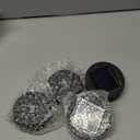 ELUTENG Solar Light Replacement Top 4 Pack (Top Size 3.15 inch, Bottom Size 2.83 inch) LED Solar Lantern Light Lids Outdoor Waterproof Replacement Solar Light Tops Warm White LED